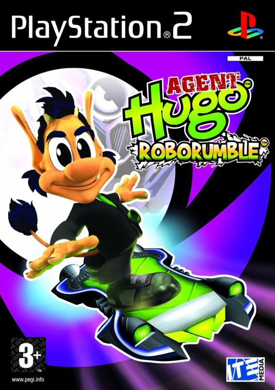 Agent Hugo: Roborumble box art for Playstation 2